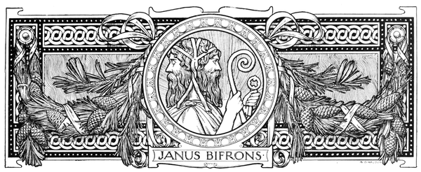 Janus Bifrons, the two-faced god